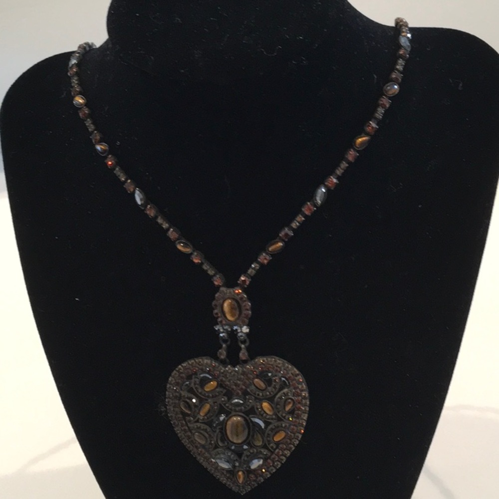 Sorrelli Bronze heart pendant